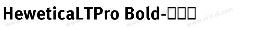 HeweticaLTPro Bold字体转换